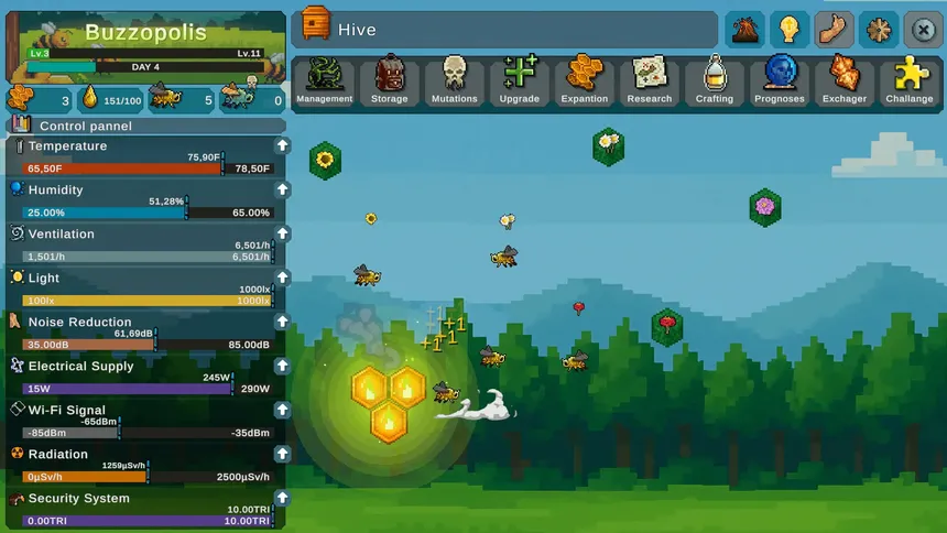 Скриншот 5 к игре Buzzopolis: Hive Incremental