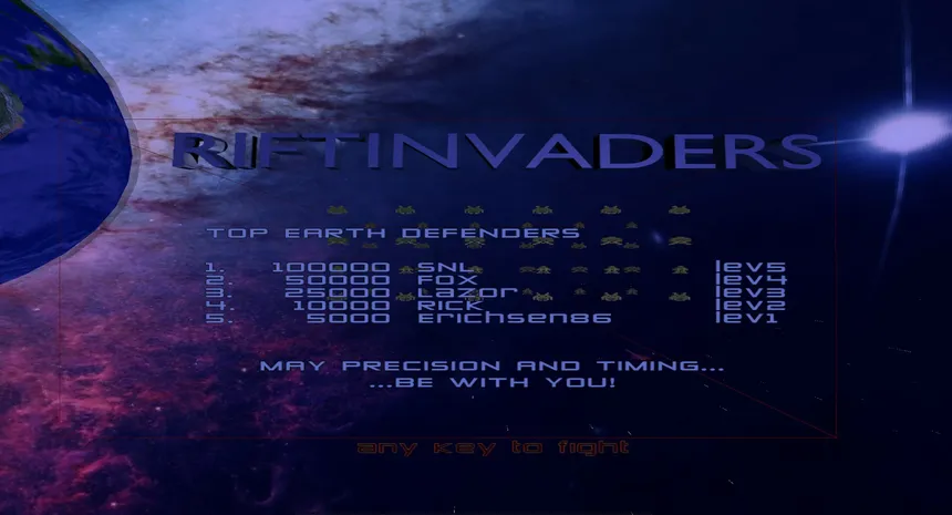 Скриншот 5 к игре RIFTINVADERS