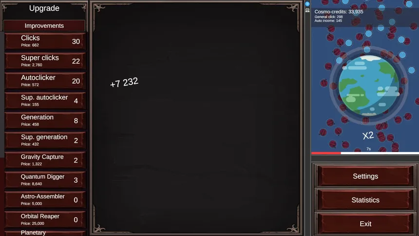 Скриншот 6 к игре Clicker Astro Planet