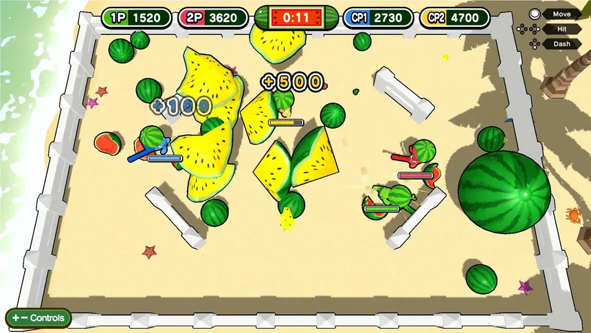 Скриншот 6 к игре Hit! Spin! Watermelon Party