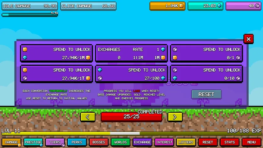 Скриншот 6 к игре Idle Pixels