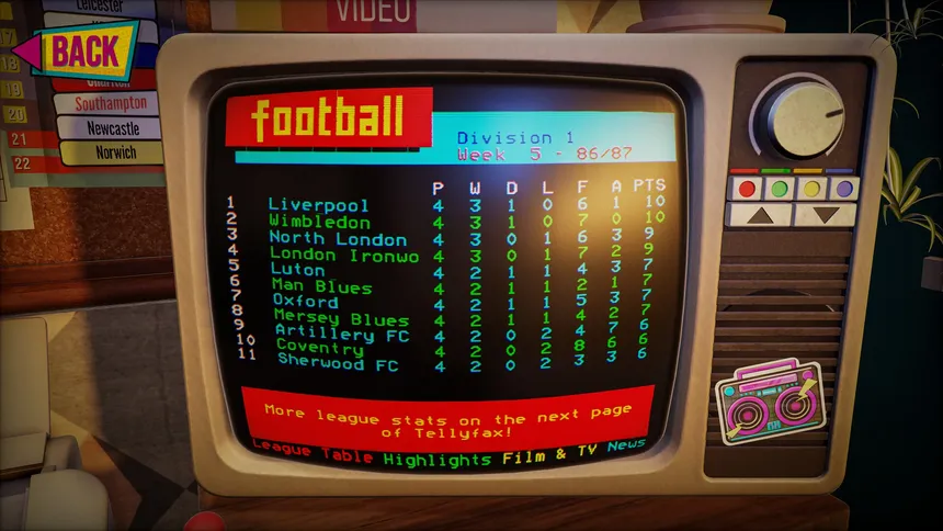 Скриншот 5 к игре NUTMEG! A Nostalgic Deckbuilding Football Manager
