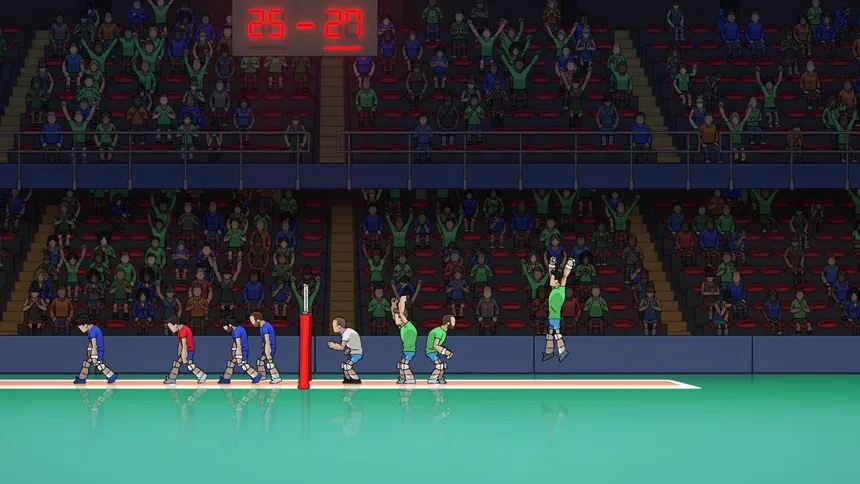 Скриншот 5 к игре Thunder Spikes Volleyball