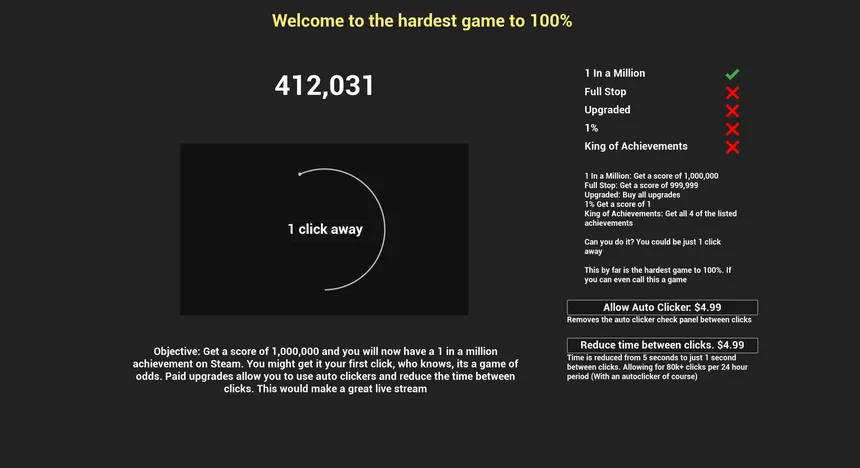 Скриншот 5 к игре 1 in a Million | A game of odds