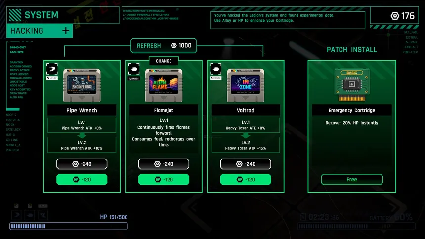 Скриншот 6 к игре Retroid: Cartridge Protocol