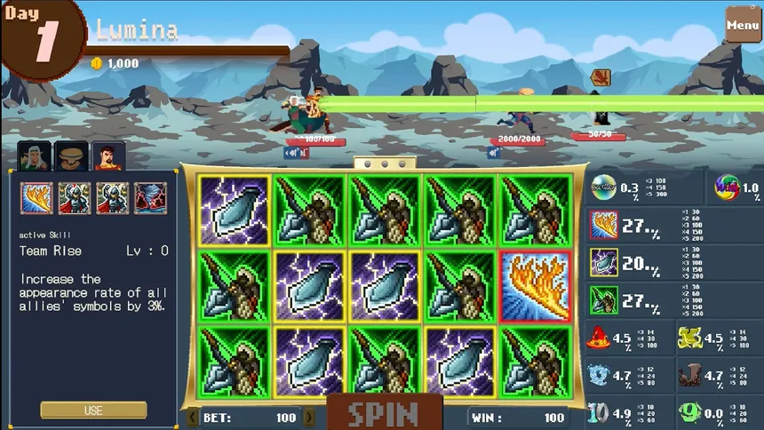 Скриншот 5 к игре Slot Heroes: Reels of Fate