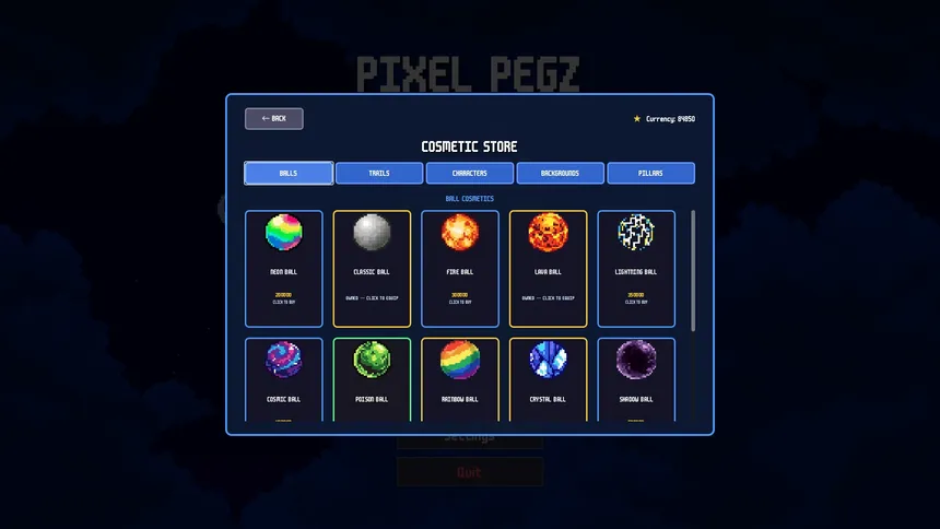 Скриншот 6 к игре Pixel Pegz
