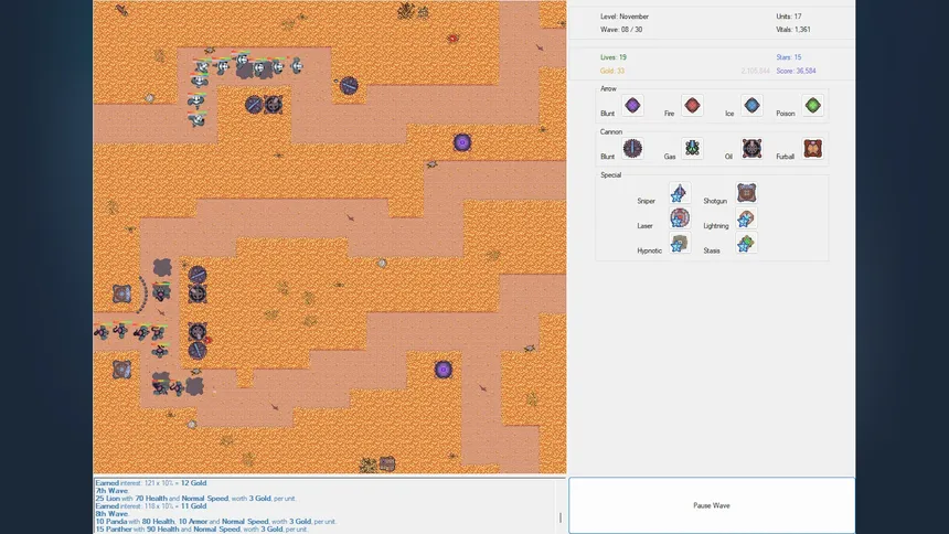 Скриншот 5 к игре Fluffy Tower Defense