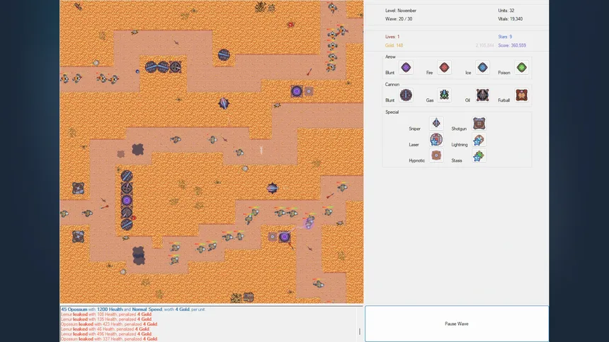 Скриншот 6 к игре Fluffy Tower Defense