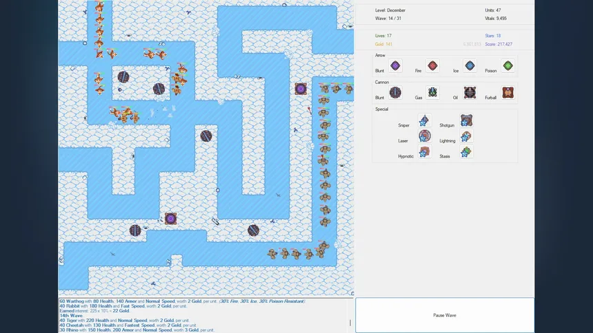 Скриншот 8 к игре Fluffy Tower Defense