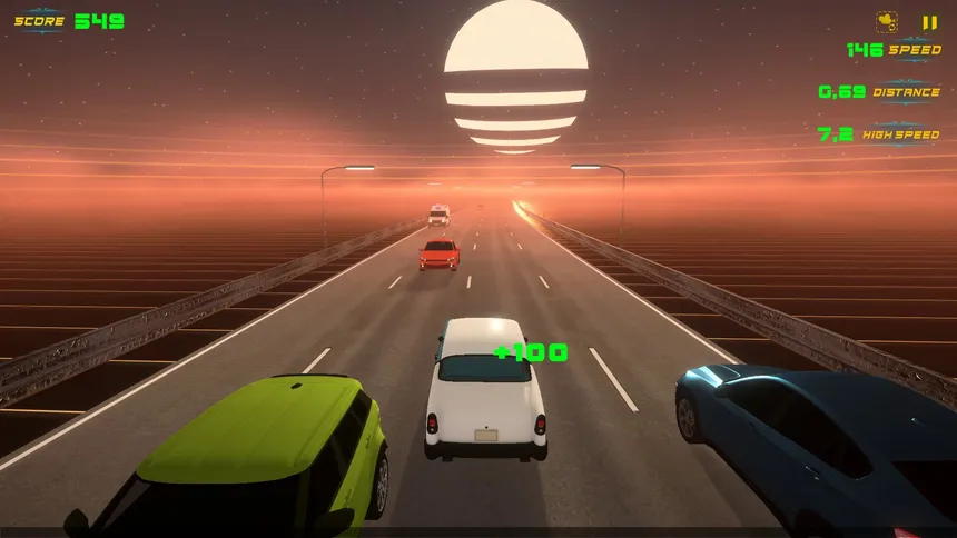 Скриншот 6 к игре Neon Rush Highway