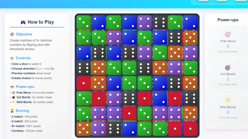 Скриншот 5 к игре Flip Dice