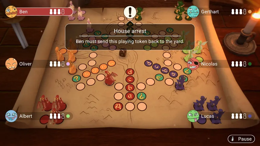 Скриншот 6 к игре Mensch ärgere Dich nicht 2 (Ludo XXL 2)