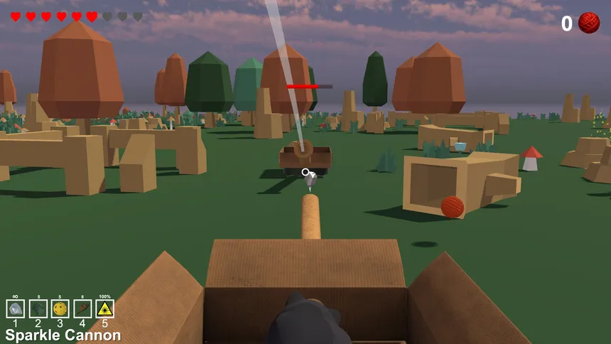 Скриншот 6 к игре Purrfect Tanks - The Yarnpocalypse