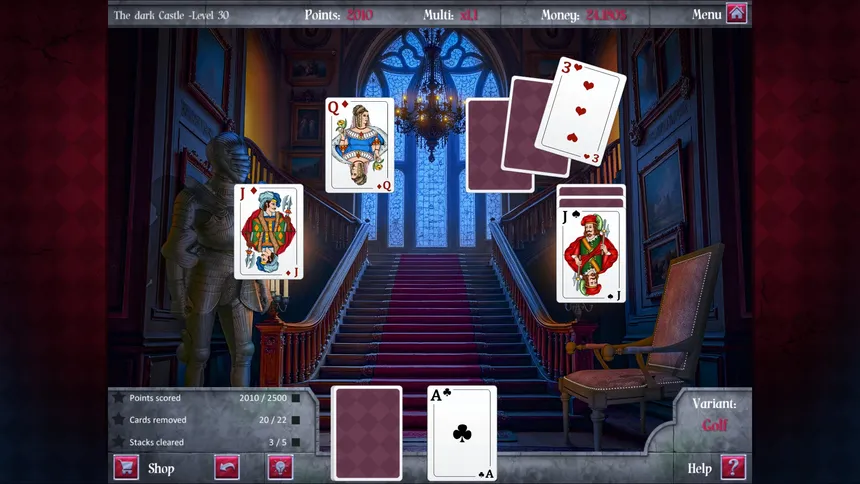 Скриншот 6 к игре Eternal Night - Spooky Solitaire