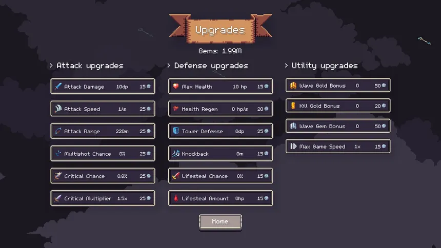 Скриншот 5 к игре Arrow Spire: Tower Defense