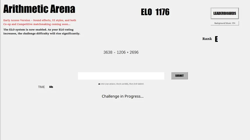 Скриншот 5 к игре Arithmetic Arena