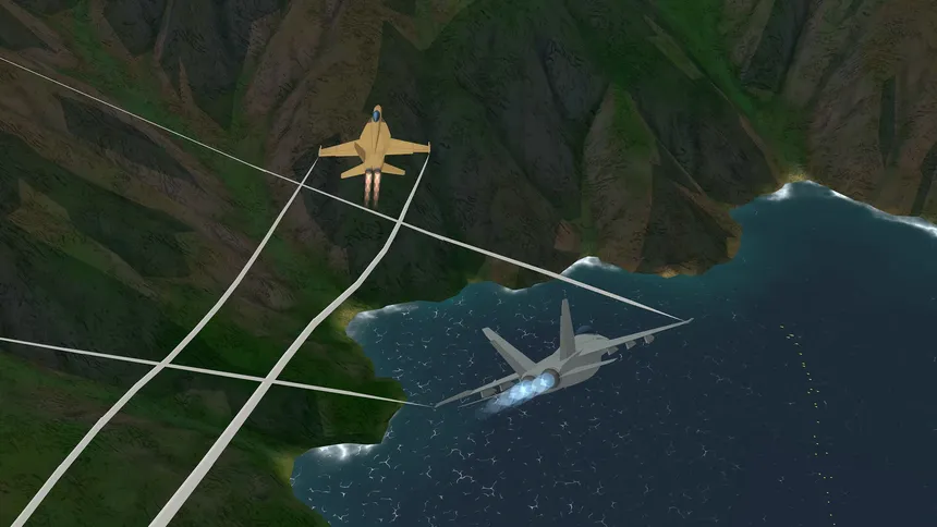 Скриншот 5 к игре Virtual Fighter Maneuvers