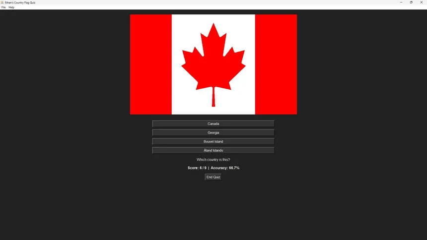 Скриншот 6 к игре Ethan's Flag Quiz Game