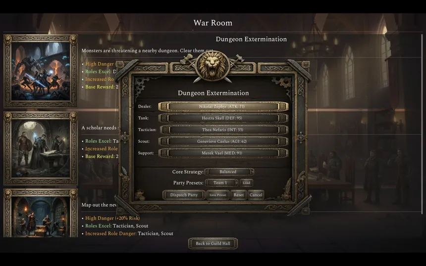 Скриншот 5 к игре Guild Manager