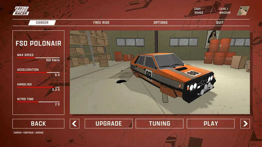 Скриншот 7 к игре FUTURO DARKO RACER