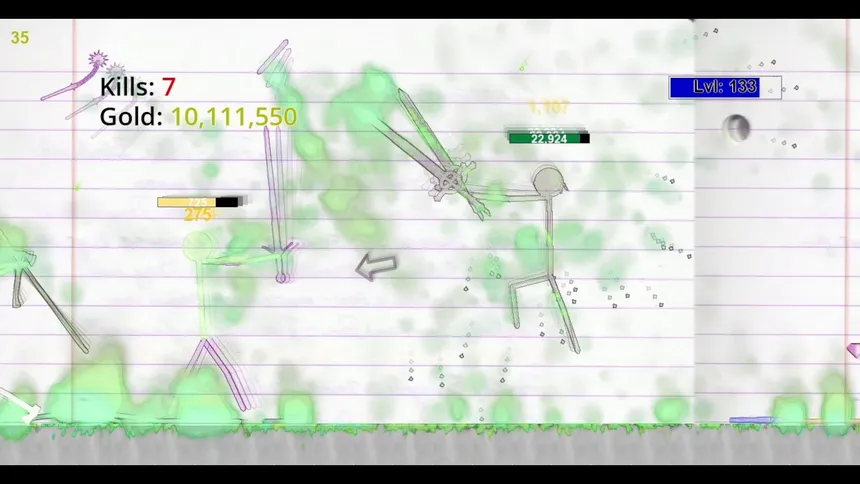 Скриншот 5 к игре Stickman Physics Battle Arena