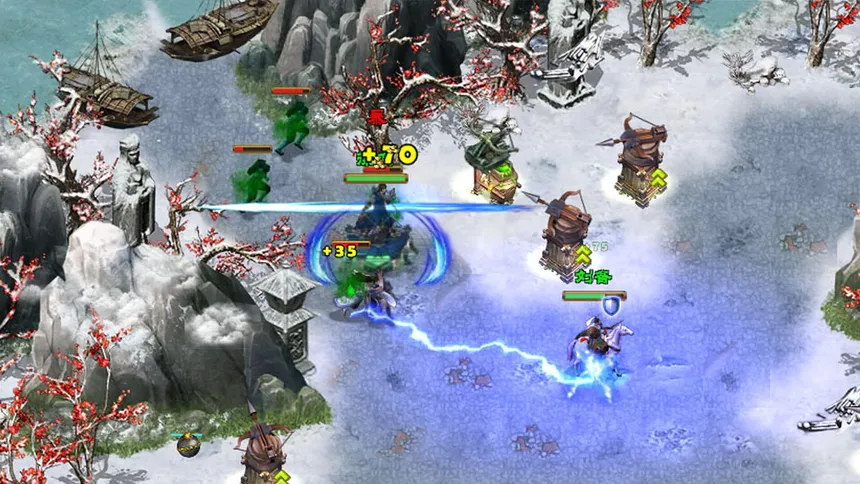 Скриншот 5 к игре 策马守天关：塔防类魔兽RPG地图大乱斗