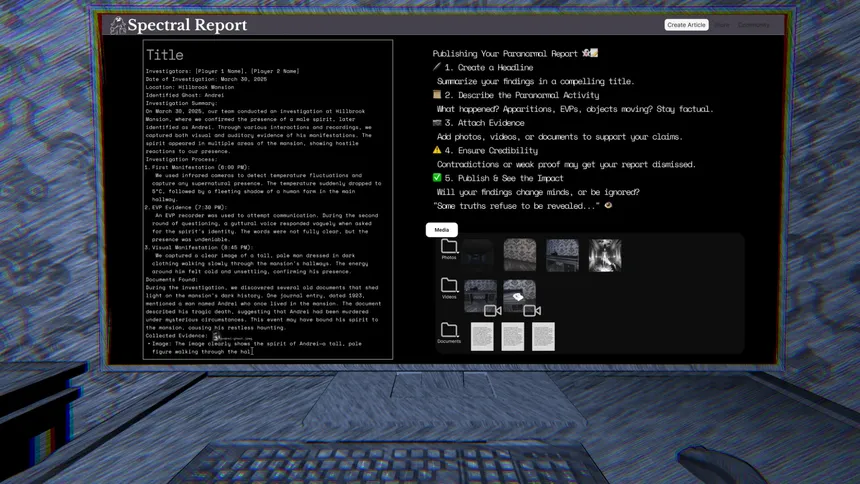 Скриншот 6 к игре Spectral Report