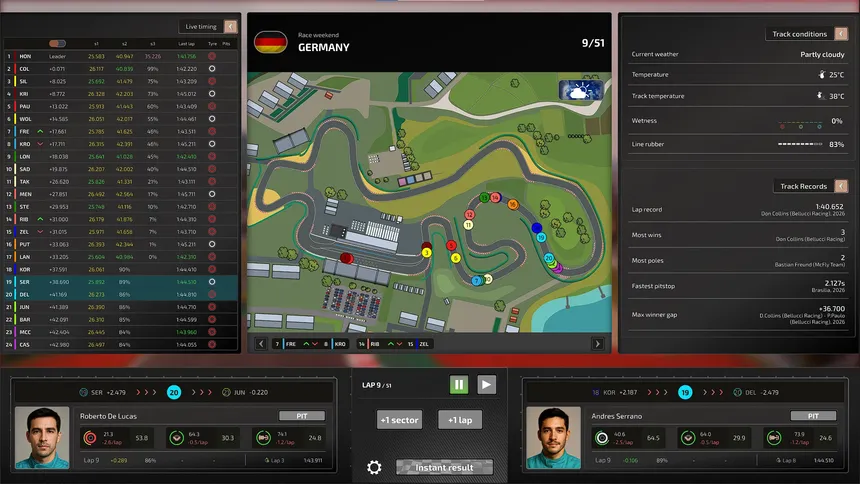 Скриншот 5 к игре Racing Series Manager