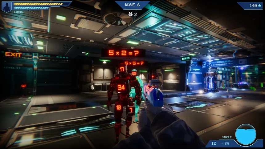 Скриншот 5 к игре MATH FPS : Solve Or Die