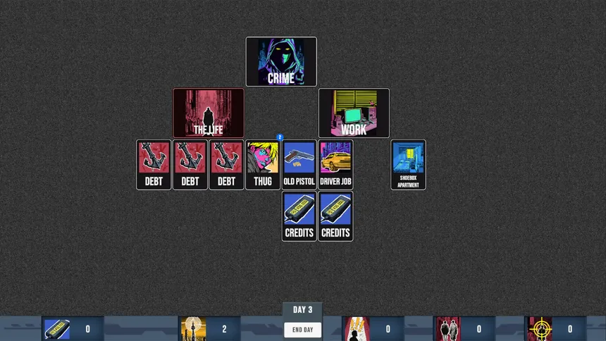 Скриншот 5 к игре MafiaPunk: A Card Sim