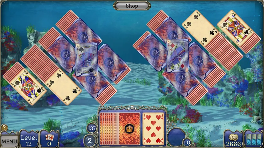 Скриншот 6 к игре Jewel Match Atlantis Solitaire 5 - Collector's Edition