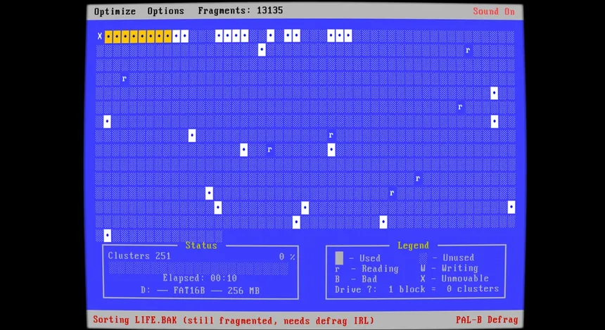 Скриншот 5 к игре Idle Defragmenter 95