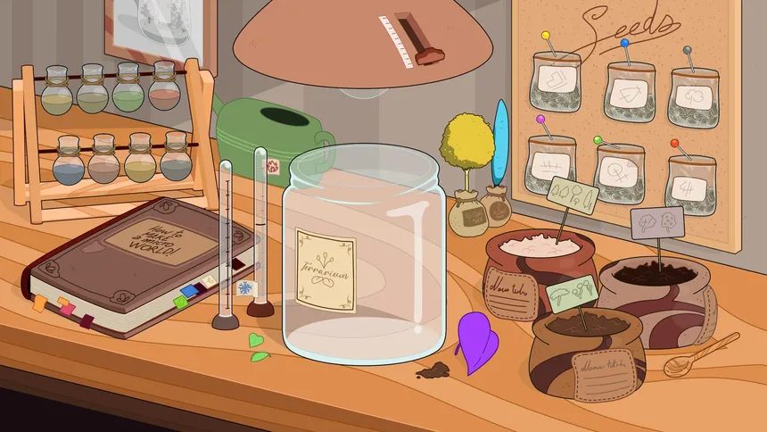 Скриншот 5 к игре Mysarium: Cozy Lo-fi Terrarium