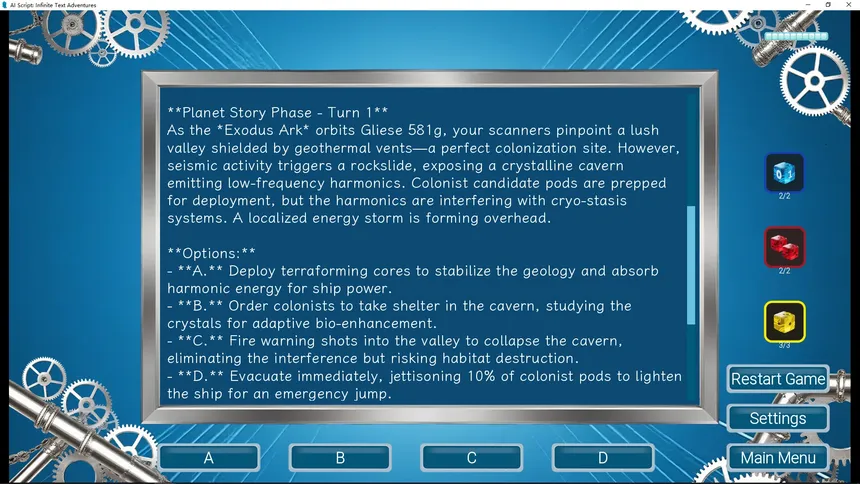 Скриншот 6 к игре AI Script: Infinite Text Adventures