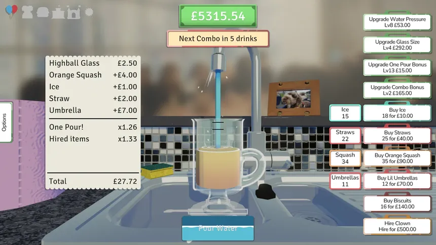 Скриншот 5 к игре A stupid game about pouring drinks for the P.T.A.