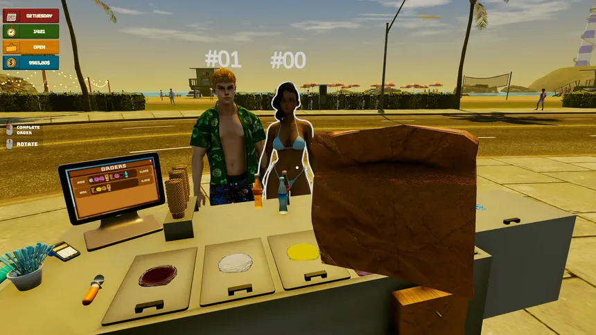 Скриншот 6 к игре Summer Delicious Simulator: Prologue