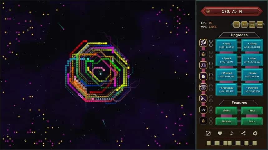 Скриншот 5 к игре Auto Snakes in Outer Space