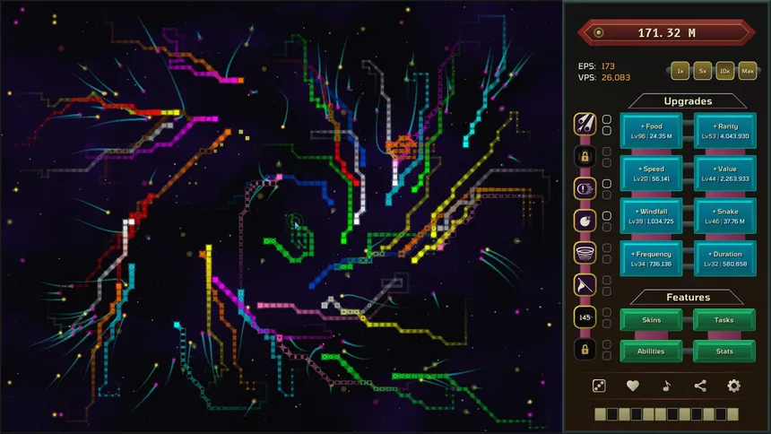 Скриншот 6 к игре Auto Snakes in Outer Space