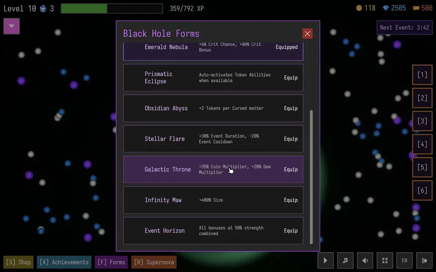 Скриншот 5 к игре Supernova Idle