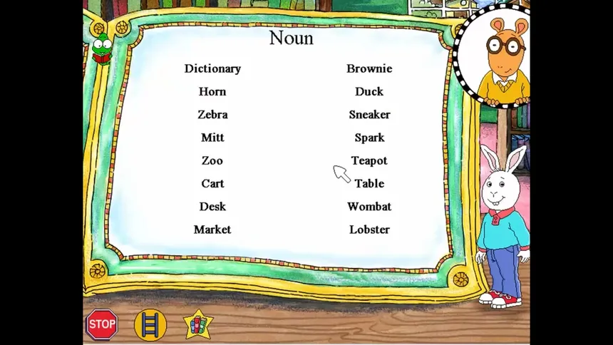Скриншот 6 к игре Arthur's Reading Games