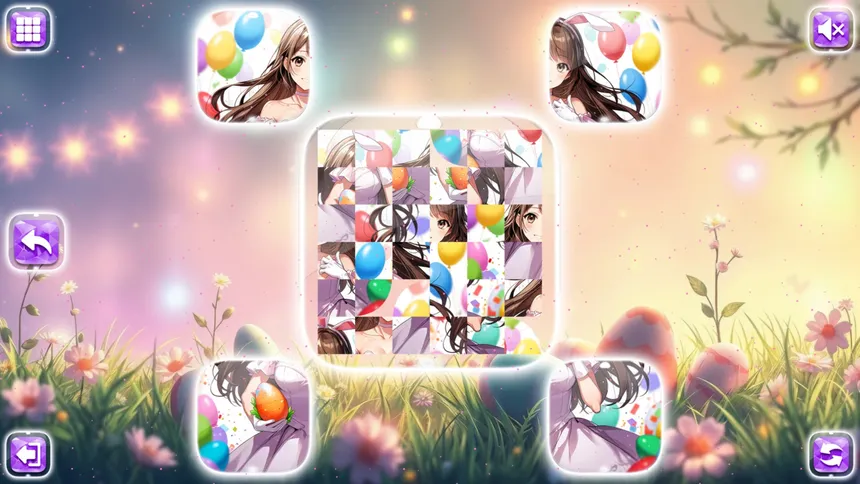 Скриншот 7 к игре Lovely Anime Puzzle: Easter