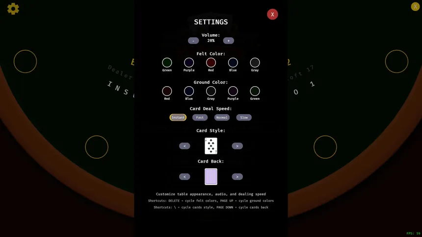Скриншот 6 к игре Blackjack Trainer
