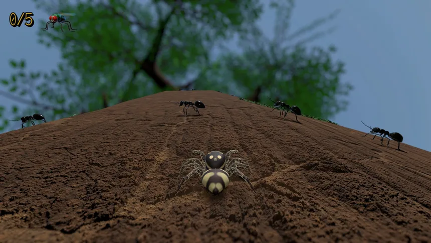 Скриншот 6 к игре A little Jumpingspider's Garden Adventure (Day 1+2)