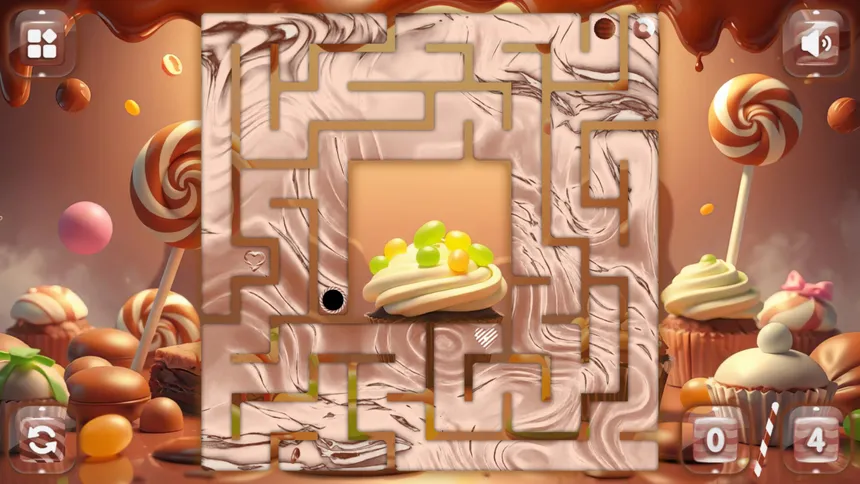 Скриншот 5 к игре Sweetie Candy Maze: Brown Chocolate