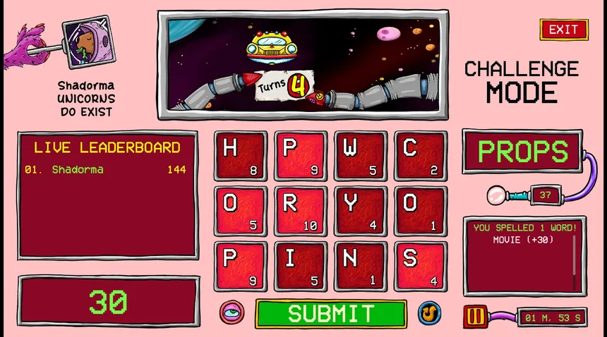 Скриншот 7 к игре Five Letters Only