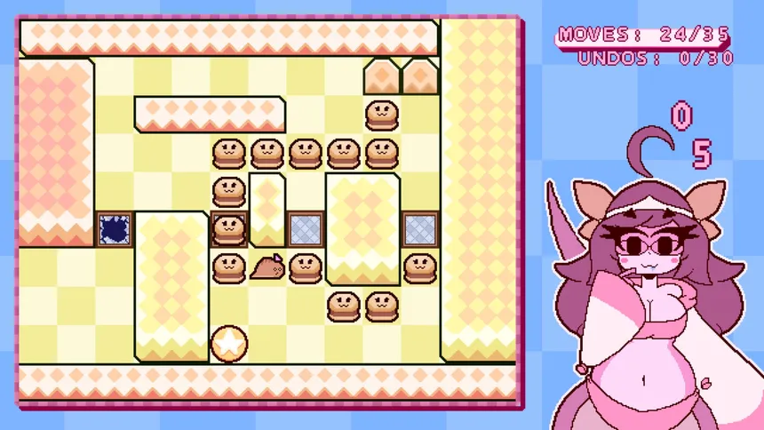 Скриншот 5 к игре Giant Snake Girl wants The Burger!