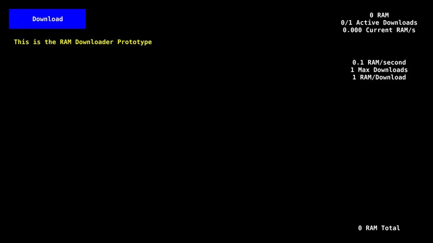 Скриншот 5 к игре RAM Downloader