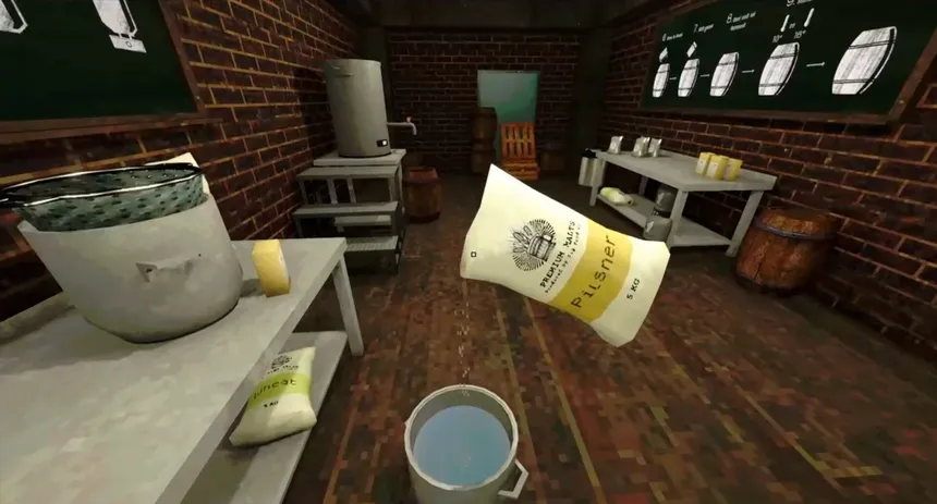 Скриншот 6 к игре Drunken Hog: Dystopian Pub & Brewing Simulator