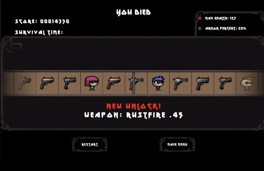 Скриншот 6 к игре Inferno Loot: Bullet Hell Bound